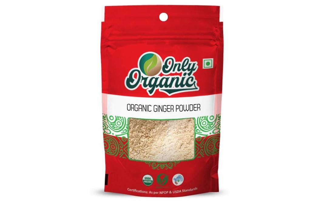 Only Organic Ginger Powder    Pack  100 grams